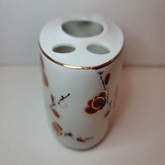 Vintage Porcelain Toothbrush & Paste Holder Japan - Picture 4 of 7